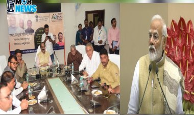 प्रधानमंत्री मोदी ने वीसी के जरिए भटगांव जल प्रदाय योजना का किया शिलान्यास, उप मुख्यमंत्री सहीत बीजेपी विधायक हुए वर्चुअली शामिल