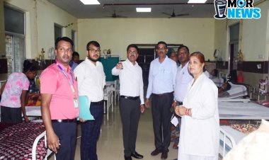 कलेक्टर ने सिम्स अस्पताल का किया निरीक्षण,विभिन्न वार्डो का दौरा कर व्यवस्थाओं का लिया जायजा
