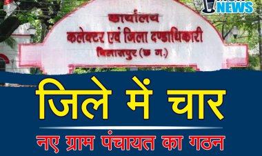 जिले में 4 नये ग्राम पंचायत गठन का प्रस्ताव, दावा-आपत्तियां आमंत्रित