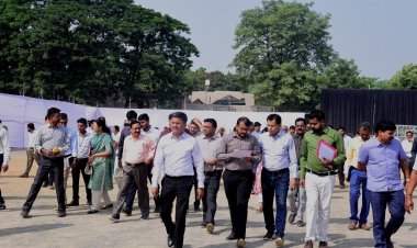 कलेक्टर ने लिया राज्योत्सव की तैयारियों का जायजा*,रात 12 बजे तक चलेगा रंगारंग सांस्कृतिक कार्यक्रम*,प्रदर्शनी के जरिए दिखेगी विकास की झलक