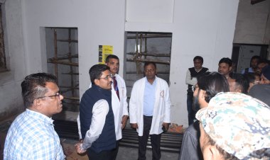 *कलेक्टर ने सिम्स हॉस्पिटल का किया निरीक्षण*,विभिन्न वार्डो का दौरा कर व्यवस्थाओं का लिया जायजा