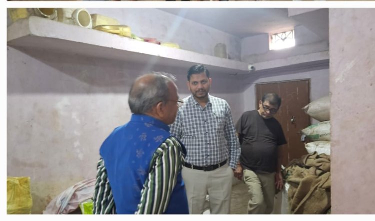 *अवैध रूप से धान के भंडारण पर कार्रवाई 44 क्विंटल धान जप्त*