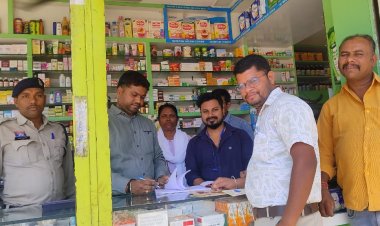 *कोटपा एक्ट के तहत की गई 5650 रूपए की चालानी कार्रवाई