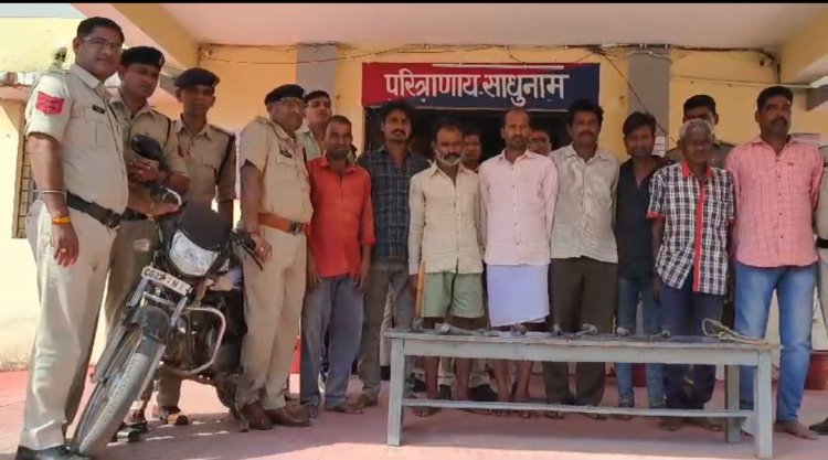 होली त्यौहार के दिन बछड़े को क्रुरतापुर्वक मारने वाले  आठ  आरोपियों को  पुलिस ने किया  गिरफ्तार