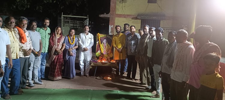 माँ कर्मा की आरती मे शामिल हुआ सर्वसमाज, की पूजा अर्चना