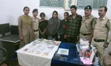 सराफा दुकान मे चोरी की घटना को अंजाम देने वाले  चार शातिर चोरों को बिलासपुर  पुलिस ने किया गिरफ्तार, कब्जे से 23 तोला सोना एवं 1.6 किलो ग्राम चांदी किया जप्त