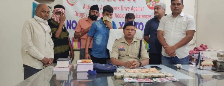 *शहर के होटल टाइम स्क्वेयर में पुलिस की रेड, आधा दर्जन जुआरी पकड़ाए, रकम जप्त*