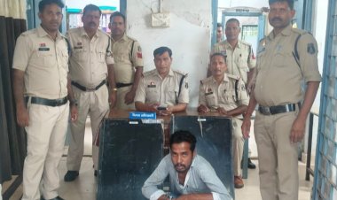 स्कुल से दो एलसीडी टीवी चोरी करने वाले आरोपी को पुलिस ने चंद घंटो मे गिरफ्तार कर भेजा जेल