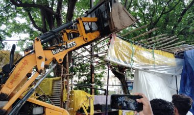 *अवैध अतिक्रमण पर प्रशासन की बड़ी कार्रवाई, चकरभाठा में हटाया गया अवैध अतिक्रमण*