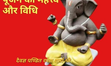 श्री गणेश चतुर्थी पर विशेष : पार्थिव श्रीगणेश पूजा का महत्त्व और विधि*