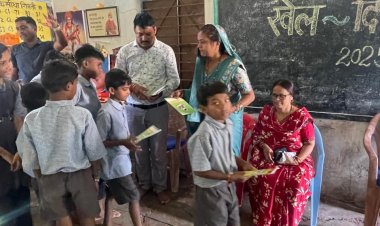 राष्ट्रीय खेल दिवस पर प्राथमिक शाला सिलदहा मे हुआ विभिन्न खेलो का आयोजन