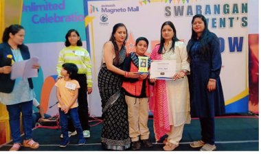 स्वरांगन म्यूजिक एंड आर्ट अकादमी और इवेंट्स के द्वारा मैग्नेटो मॉल रायपुर में 16 नवंबर 2025 को बच्चों का टैलेंट शो गाला हुआ