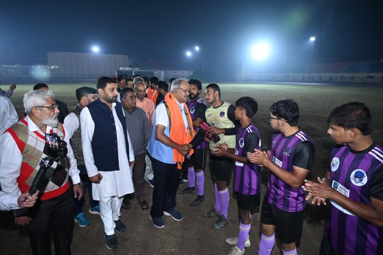 छत्तीसगढ़ फुटबॉल चैंपियंस लीग मेट्स पैंथर्स को 1-0 से हराकर ब्रह्मविद एफसी बनी चैंपियन,  सांसद बृजमोहन अग्रवाल ने खिलाड़ियों को पुरस्कृत किया