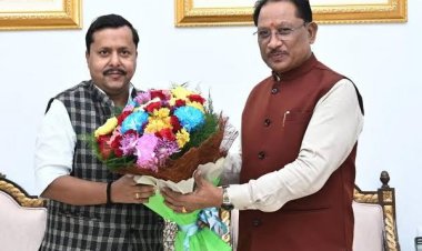 *नितिन नबीन के राष्ट्रीय कार्यकारी अध्यक्ष बनने पर मुख्यमंत्री विष्णुदेव साय एवं भाजपा नेताओं ने दी बधाई*