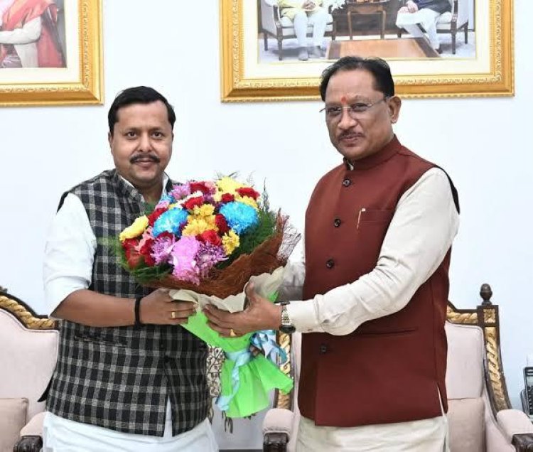 *नितिन नबीन के राष्ट्रीय कार्यकारी अध्यक्ष बनने पर मुख्यमंत्री विष्णुदेव साय एवं भाजपा नेताओं ने दी बधाई*