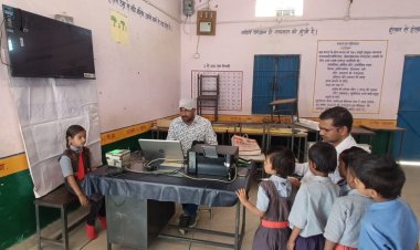 *पहले दिन 940 बच्चों का हुआ बायोमेट्रिक अपडेट व नया आधार कार्ड पंजीयन