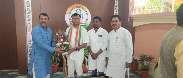 *जिला कांग्रेस कमेटी के महामंत्री बने संपत जायसवाल, कार्यकर्ताओं में उत्साह का माहौल*