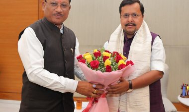 *मुख्यमंत्री विष्णुदेव साय ने भाजपा राष्ट्रीय अध्यक्ष नितिन नवीन से की सौजन्य भेंट, स्थापना दिवस की दी शुभकामनाएं*