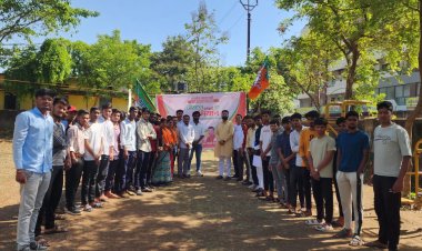 *भाजयुमो बिलासपुर ग्रामीण द्वारा चलाया गया हॉस्टल संपर्क अभियान*