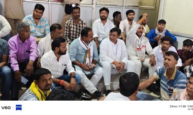 *जलसंकट को लेकर कांग्रेसजनों ने जोन क्रमांक 9 काकिया घेराव*