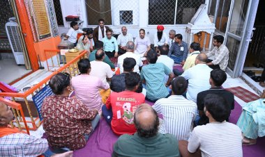 *बिलासपुर के विकास और जन-सेवा का संकल्प लेकर बस्तियों के बीच पहुँचे अमर अग्रवाल* 