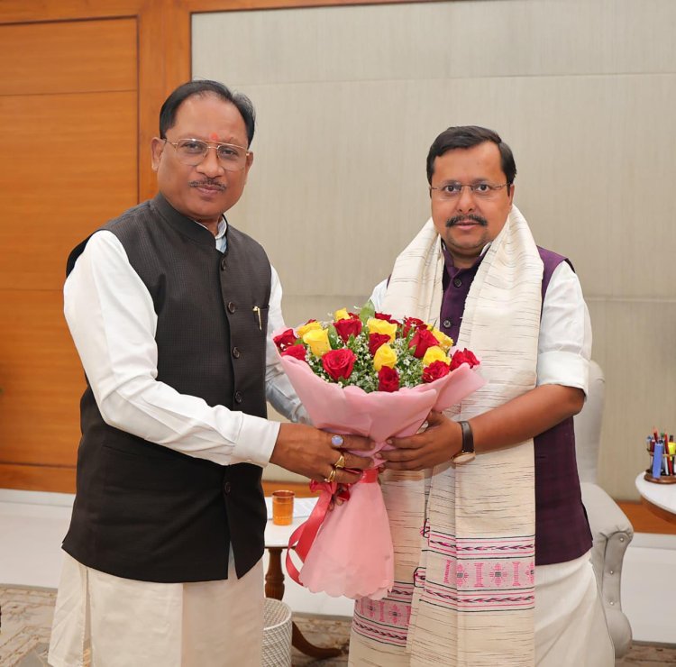 *मुख्यमंत्री विष्णुदेव साय ने भाजपा राष्ट्रीय अध्यक्ष नितिन नवीन से की सौजन्य भेंट, स्थापना दिवस की दी शुभकामनाएं*