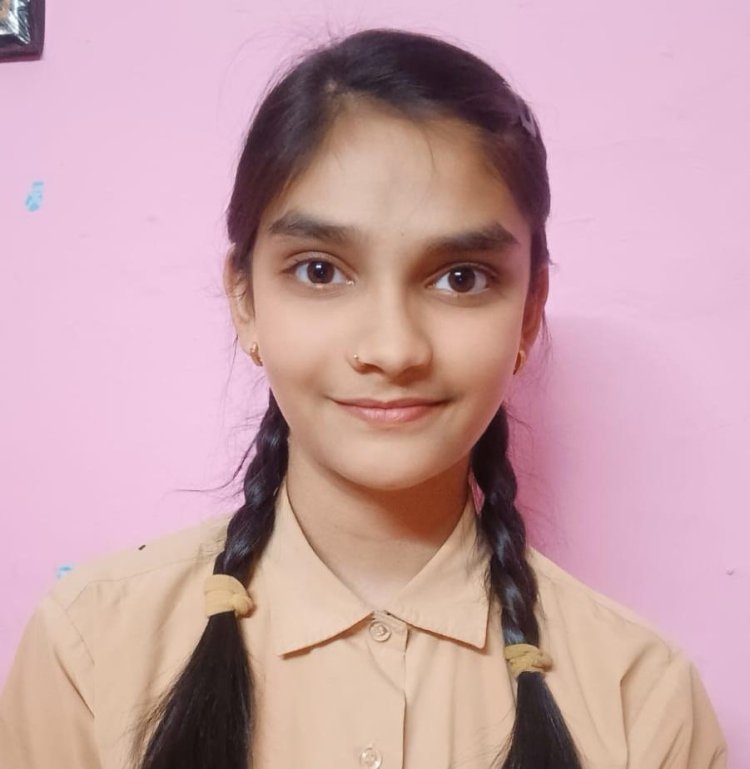 *संचिता मिश्रा रही प्रथम,CBSE 10 बोर्ड एग्जाम में 97% अंक प्राप्त कर बढ़ाया मान*