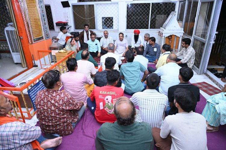 *बिलासपुर के विकास और जन-सेवा का संकल्प लेकर बस्तियों के बीच पहुँचे अमर अग्रवाल* 