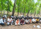एसपी के निर्देश पर जंगल में पुलिस की रेड,9 जुआरी जुआ खेलते पकड़ाए, गाड़िया सहित नगदी रकम जप्त,की गई प्रतिबंधात्मक कार्यवाही*