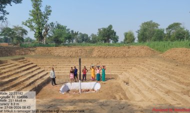 *बिटकुली में इंजेक्शन वेल और परकोलेशन टैंक निर्माण पूरा, भूजल संवर्धन को मिलेगी नई मजबूती*