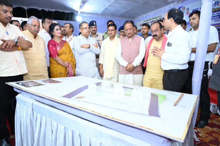 *मुख्यमंत्री विष्णुदेव साय ने बिलासपुर को दी 134 करोड़ के विकास कार्यों की सौगात,18.59 करोड़ के कार्यों का लोकार्पण, 115.46 करोड़ का किया शिलान्यास*    