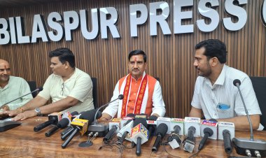 *पंच से पार्लियामेंट तक का सफर : केंद्रीय राज्य मंत्री तोखन साहू ने पत्रकारों के बीच रखा बिलासपुर के विकास का पूरा रोडमैप,"पहुना" बनकर पहुंचे बिलासपुर प्रेस क्लब*