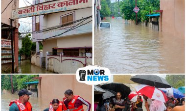 *शहर में बाढ़ के हालात,झमाझम बारिश से शहर के हर क्षेत्र में भरा पानी*