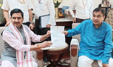 *बिलासपुर को ट्रैफिक जाम से मिलेगी राहत: ₹827 करोड़ की 4-लेन रिंग रोड के लिए केंद्रीय मंत्री तोखन साहू ने नितिन गडकरी से की मुलाकात*